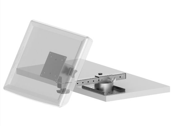 Shelf Edge Mounts for Kitchen Display System (KDS) Screens