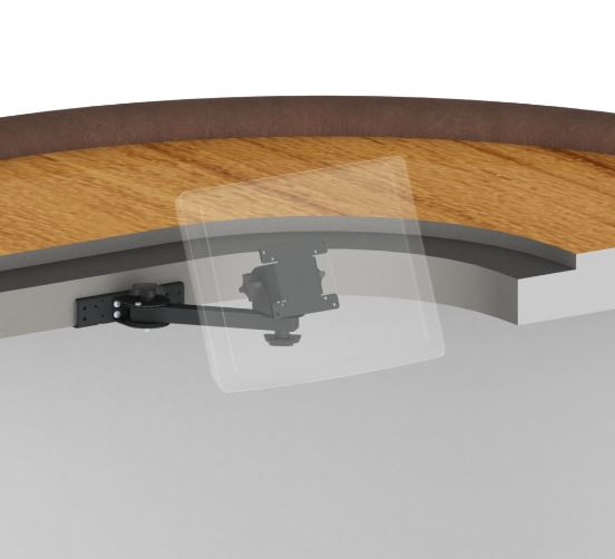 Under Counter Mounts for Kitchen Display System (KDS) Screens