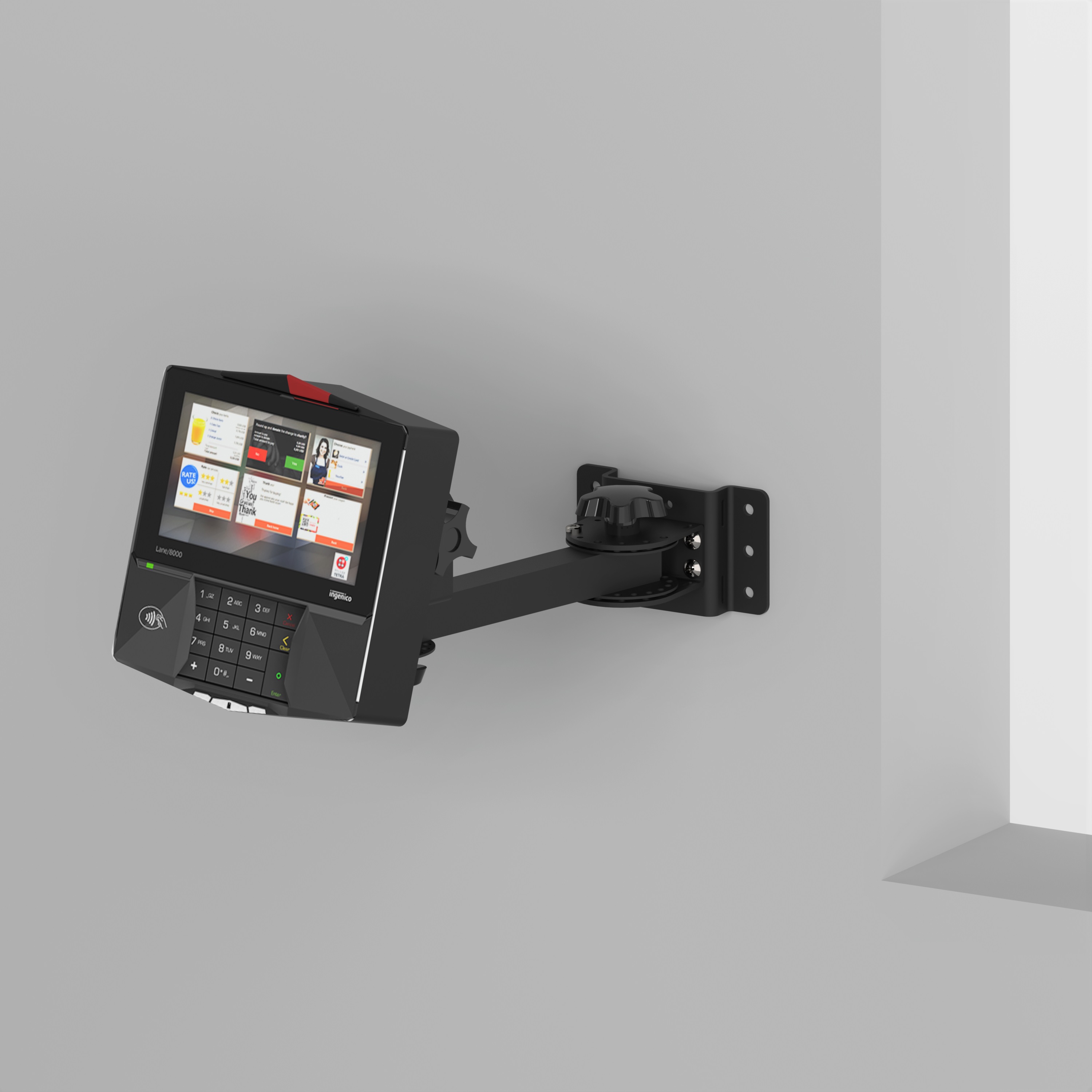 Ingenico Reader Mounting Systems (Lane, Desk, Axium Series)