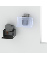 Oracle MICROS Workstation 6 tilting wall mount with a printer shelf