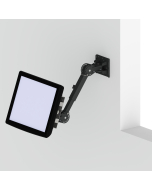 Fully Articulated Wall Mount KDS Support Package for an Elo Touchscreen + Bematech Logic Controls Controller