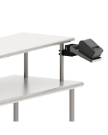 Quick Clamp Pole with a Fixed Stainless Steel Printer Tray