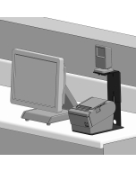 Zebra Motorola Symbol DS9208 Bar Code Scanner Adjustable Counter Top Stand