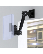 Wall Mount with a 7 Axis Extendable Arm and a Biased 75/100mm VESA Screen Pan and Tilt Head