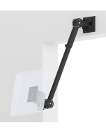 Wall Mount with a 7 Axis 26" Extendable Arm and a Biased 75/100mm VESA Screen Pan and Tilt Head