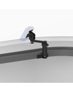 Under Counter Mount + 6" Riser + 8” Arm + Ingenico Reader (Lane, Desk, and Axium series)