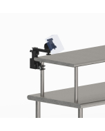 Quick Clamp Pole Mount + 3" Riser + 8" Arm + Ingenico Reader Pan and Tilt Head (Lane, Desk, Axium)