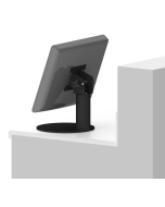 Countertop Movable Pedestal Mount with a 6” Riser and a 75/100mm VESA Pan and Tilt Head