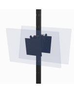 4X4 Clamp On Mount 100-400mm Two screen VESA Tilting Mount, 2 screens up to 70” class