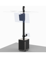 Stationary Podium 150” + 24X24 Cabinet + Ceiling Feed Pole + Accessory Pack 2