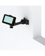 Wall Mount with adjustable 8” arm, pan and tilt head semi-permanent support  for MICROS 720 Tablet