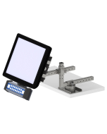 Fully Articulated Shelf Edge KDS Support Package for any VESA Monitor + NCR Aloha Controller + NCR Aloha #1635 Bump Bar