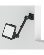 Wall Mount with a 7 axis adjustable arm, WS6 biased Pan and Tilt Head and a PS holder