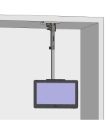 7 Axis Ceiling Mount with 20” Extendable Arm and Biased WS6 Pan and Tilt Head and a PS holder