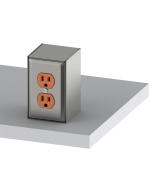 Single Gang Stainless Steel Monument, Surface Mount