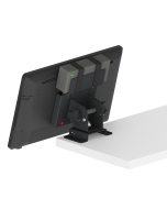 Low profile tilting mount with a WS6 pan and tilt head