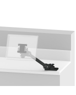5 Axis Counter Top Mount with a 15” Arm with Panning Base + Pan-Tilt Head for Any VESA Screen