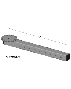 Long Pan and Tilt Head Arm
