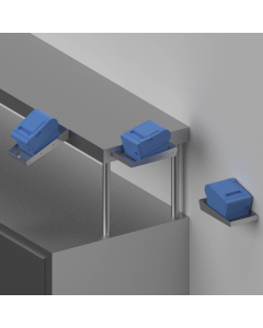 Stainless Steel Printer Shelf Edge and Wall Mount
