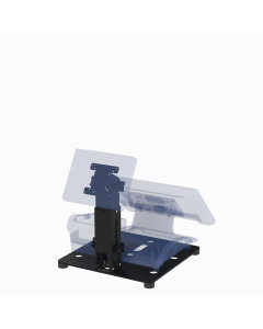 16X16 Countertop Cashier Stand with Customer Display for Any Point of Sale (POS) Terminal + Any VESA Display (supports 50, 75, 100mm VESA, up to 22” Class, Tilt Only)