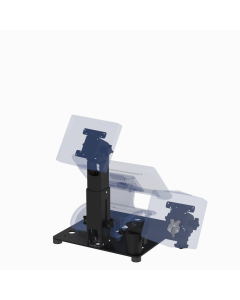 16X16 Countertop Cashier Stand with Customer Display for Any Point of Sale (POS) Terminal + Any VESA Display (supports 50, 75, 100mm VESA, up to 22” Class, Pan-Tilt) + Ingenico Payment Reader (Lane, Desk, Axium)