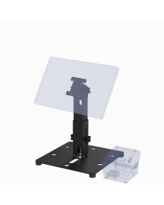 16X16 Countertop Cashier Stand for Any VESA Point of Sale (POS) Terminal (supports 50, 75, 100mm VESA, up to 24” Class, Pan-Tilt)