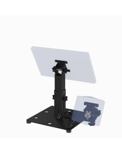 16X16 Countertop Cashier Stand for Any VESA Point of Sale (POS) Terminal (supports 50, 75, 100mm VESA, up to 24” Class, Tilt-Only) + Ingenico Payment Reader (Lane, Desk, Axium)