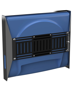 ELO Model #ET1715L Stainless Looking Screen Cover and Accessory Mount For A Display Controller/Thin Client