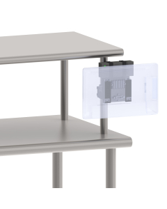 Quick Clamp Pole Mount with Flat Mount for Oracle MICROS WorkStation 6