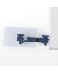 Dual Wall Mount + 8” Arms + VESA Screen + Ingenico Reader (Lane, Desk, and Axium series)