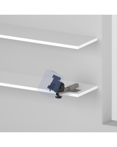 Adjustable Arm Shelf Edge Mount + Ingenico Lane Reader Pan - Tilt Head