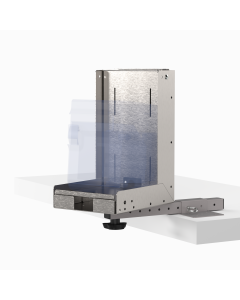  TOAST Compatible Stainless Steel Shelf Edge Mount for Printer + Adjustable Length Arm + Power Supply Storage