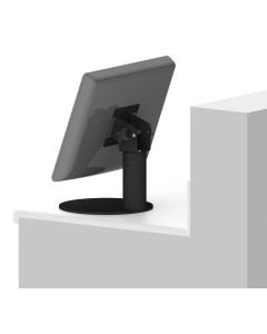 Countertop Movable Pedestal Mount with a 6” Riser and a 75/100mm VESA Pan and Tilt Head