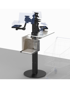 21277 - LD - 22in Round Base With Feet