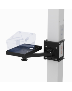 4X4 Clamp on Mount + Adjustable 8” Arm + POS Printer Tray