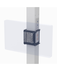 4X4 Clamp on Mount +100mm VESA Flat Quick Disconnect