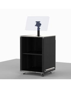 Stationary Podium + 24X24 Cabinet + Adjustable VESA Pedestal Mount + Accessory Pack 1