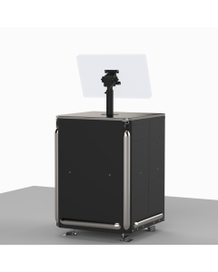 Stationary Podium + 24X24 Cabinet + Adjustable VESA Pedestal Mount + Accessory Pack 3
