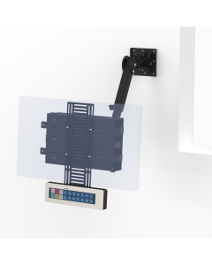 Fully Articulated Wall Mount KDS Support Package for VESA Monitor + Controller + TG3 Bump Bar (KBA-BB17, KBA-BB20)