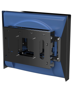 ELO Model #ET1715L Stainless Looking Screen Cover and Back of Screen Accessory Enclosure For A Display Controller/Thin Client