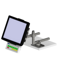 Fully Articulated Wall Mount KDS Support Package for Any VESA Monitor + Any Controller + Bematech Logic Controls KB1700 Bump Bar